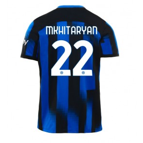 Inter Milan Henrikh Mkhitaryan #22 Replica Home Stadium Shirt 2023-24 Short Sleeve